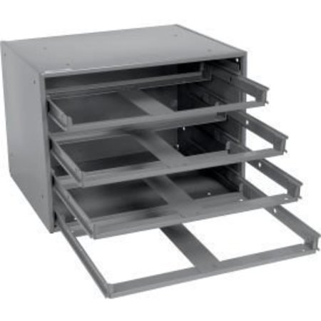 Durham Mfg Durham Slide Rack 303-95 - For Large Compartment Storage Boxes - Fits Four Boxes 303-95